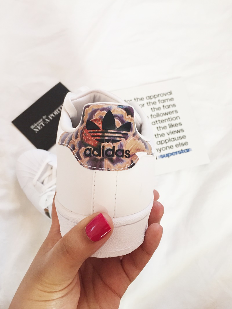 Adidas Superstar 2 Floral Chaussure Tennis Femme Noir/Pourpre 